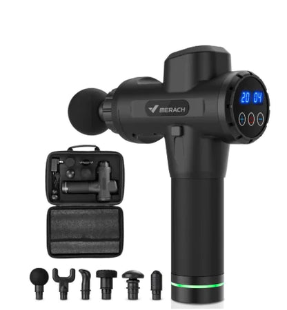 Merach Pro 20-Speed Muscle Massage Gun | Deep Tissue Recovery for Athletes