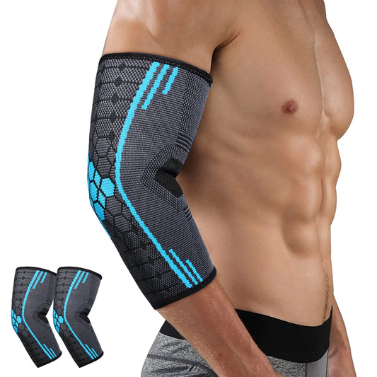 Elbow Compression Sleeve – Support for Training, Tennis Elbow & Pain Relief
