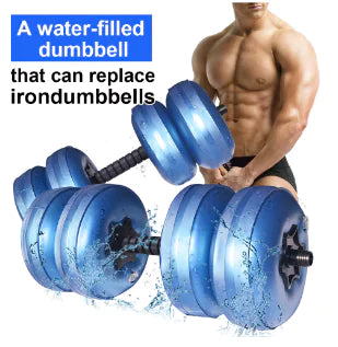 Adjustable Water-Filled Dumbbells – Portable & Space-Saving Home Gym Weights