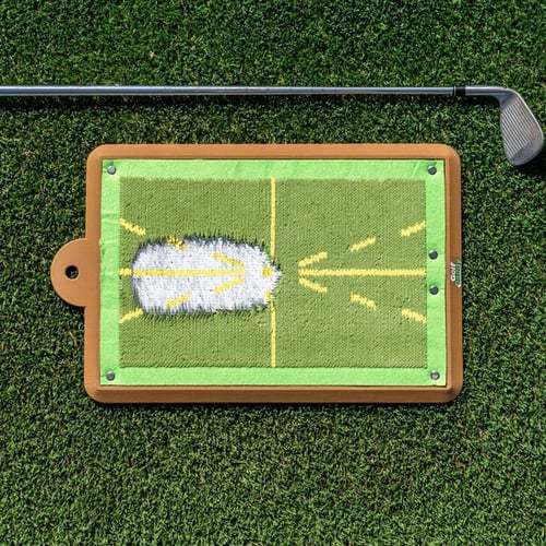 Sportiva Golf Swing Path Trainer Mat – Instant Impact Feedback Training Aid