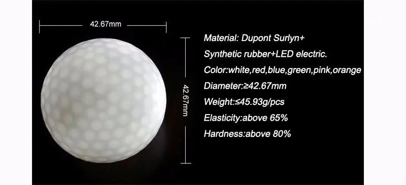 LED Glowing Golf Balls – Light-Up Balls for Night Golf