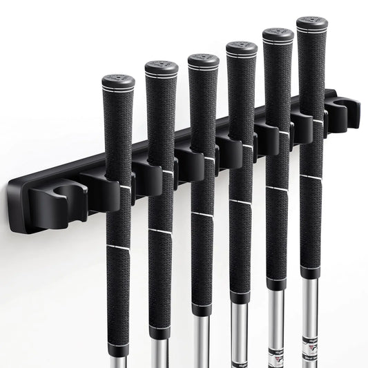 Blueweenly Golf Club Wall Rack – 8-Slot Club Organizer for Garage & Home